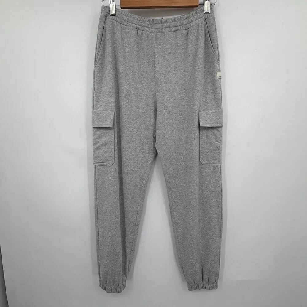 Vuori Gray Cargo Jogger Sweatpants Women’s Small Soft Stretch Lounge Pants